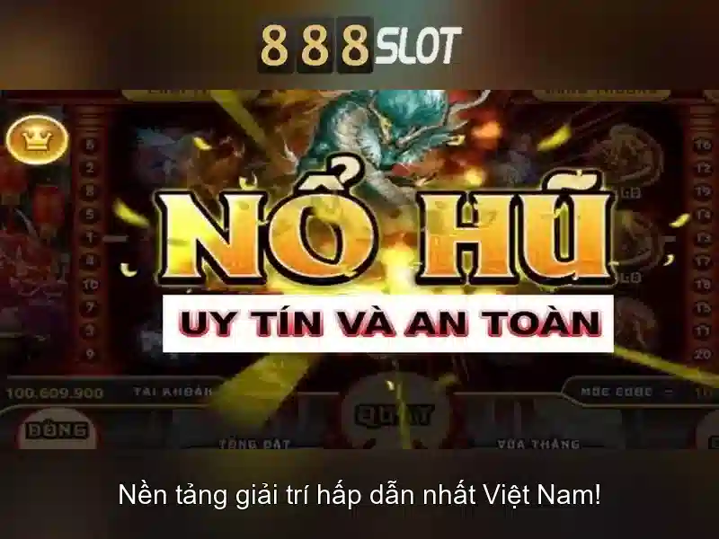 888slot: Trải nghiệm chơi slot đa dạng và an toàn Giao diện nhà cái hoàn hảo
